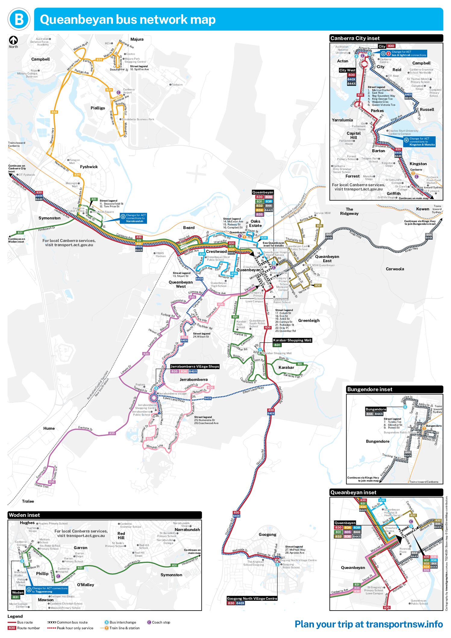 canberra bus travel planner